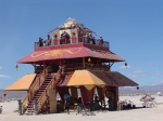 Asian pagoda,a popular Burning Man shelter